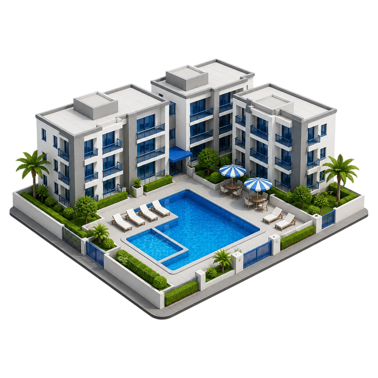 Technical pool rooms