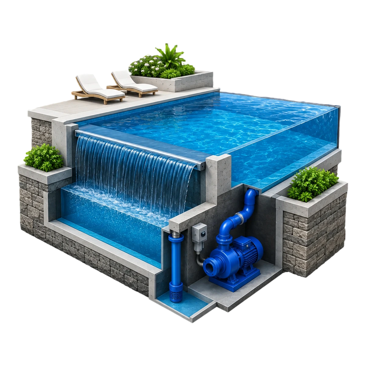Infinity pools